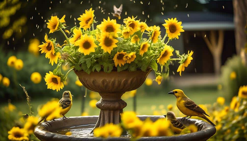 attracting yellow birds tips