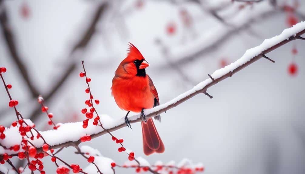 avian enthusiasts spot red birds in pennsylvania
