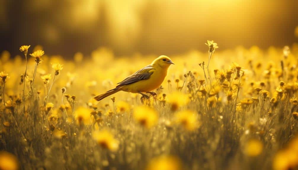 beautiful yellow birds in oregon