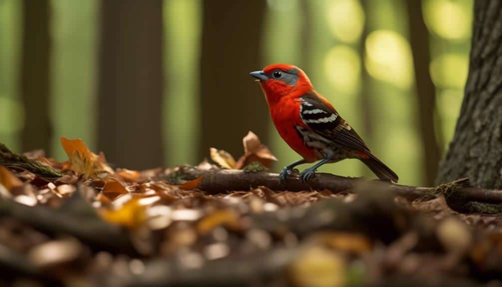 birds living in forests