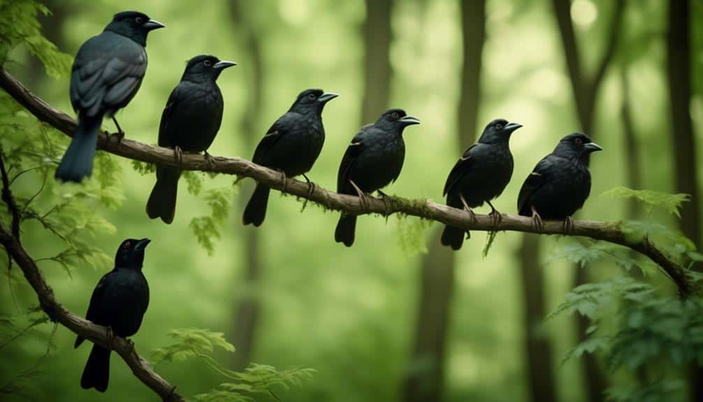 black bird species in virginia