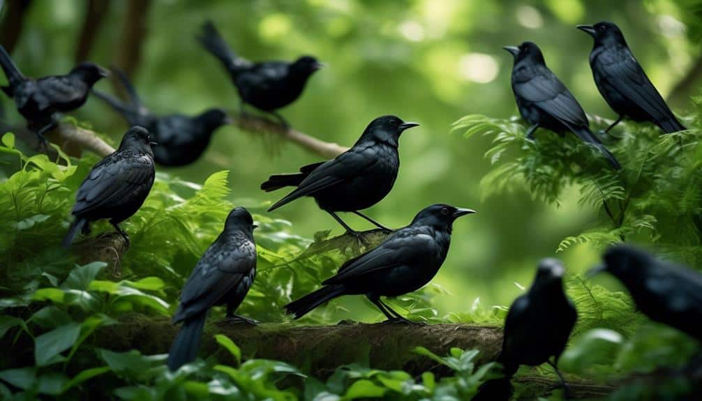 black birds in virginia s ecosystem