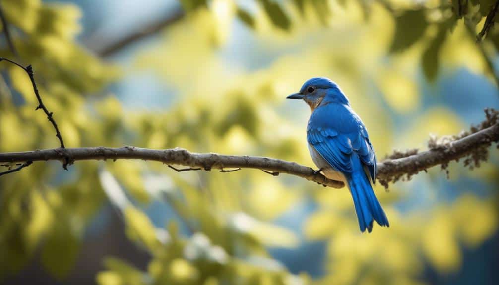 blue bird behavior and traits
