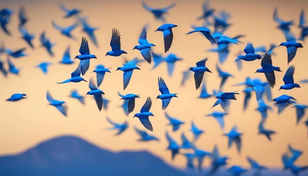 blue bird migration in arizona