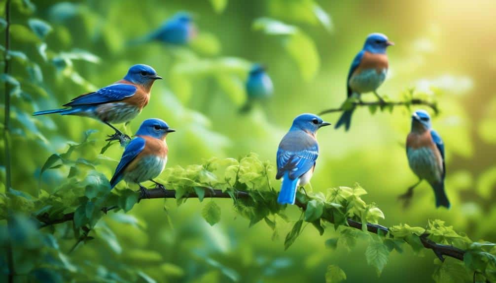 blue bird species in illinois