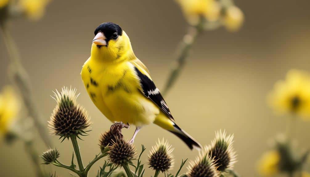 bright yellow bird in america