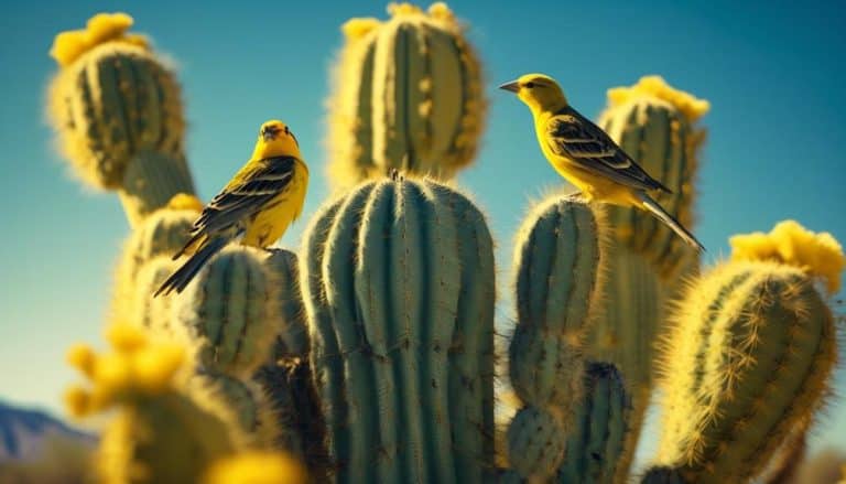 Yellow Birds in Arizona