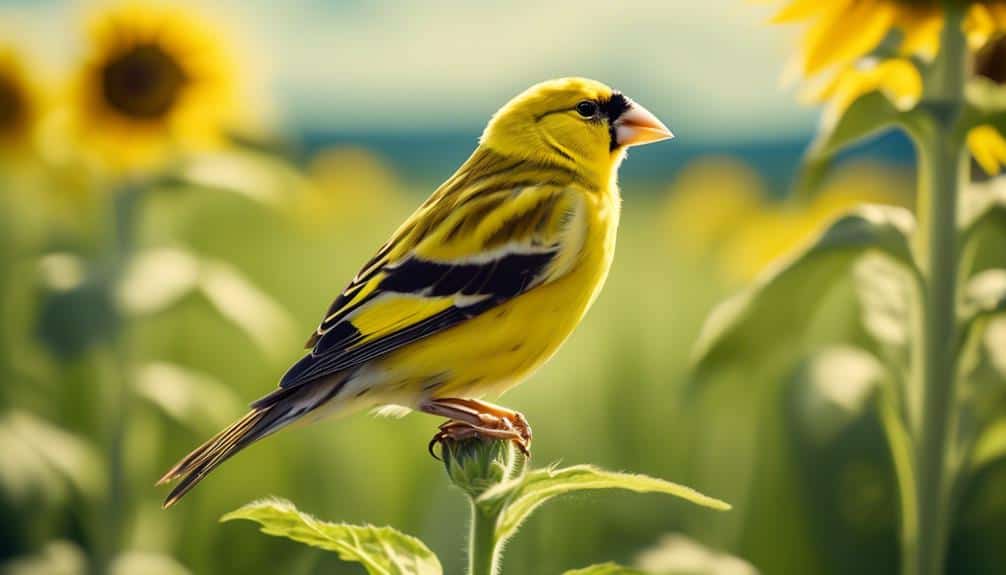 bright yellow birds in wisconsin