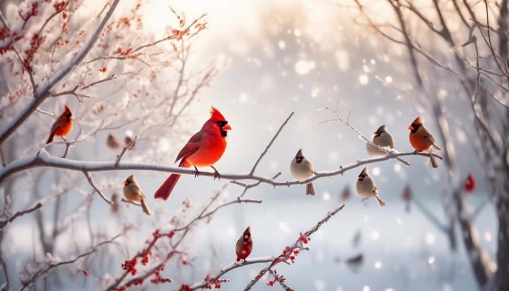 cold weather brings birds