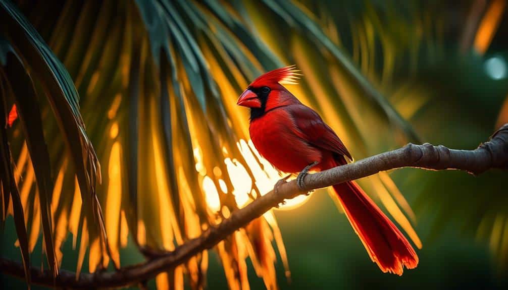 colorful cardinals in florida
