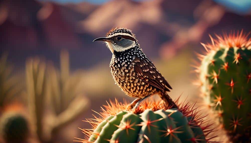 desert bird with spiky plumage