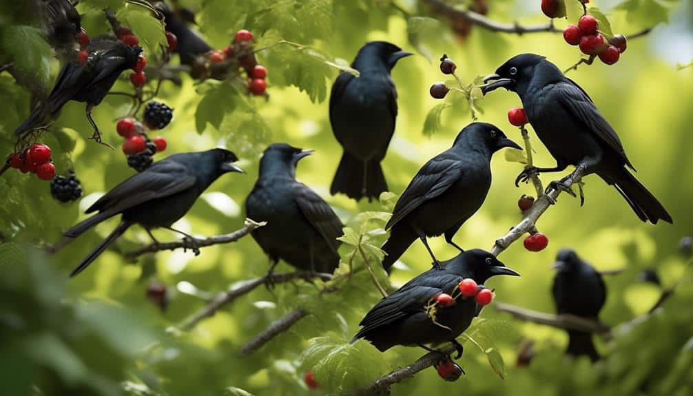 diet of black birds