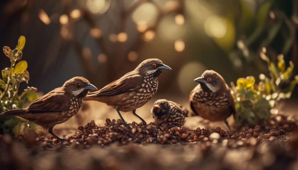 diet of brown birds