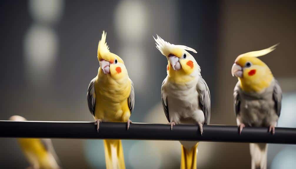 different types of cockatiels