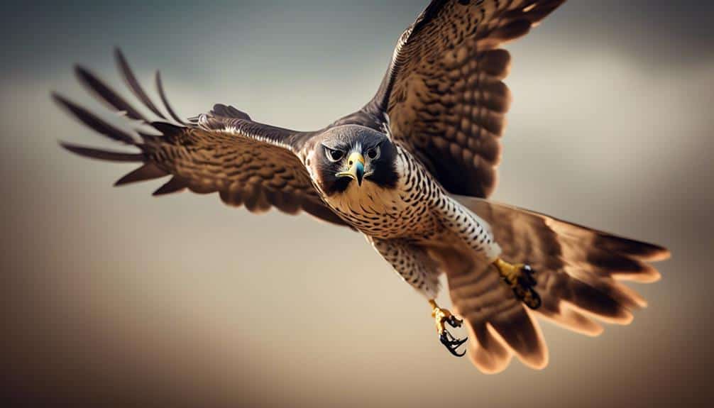 distinctive traits of falcons