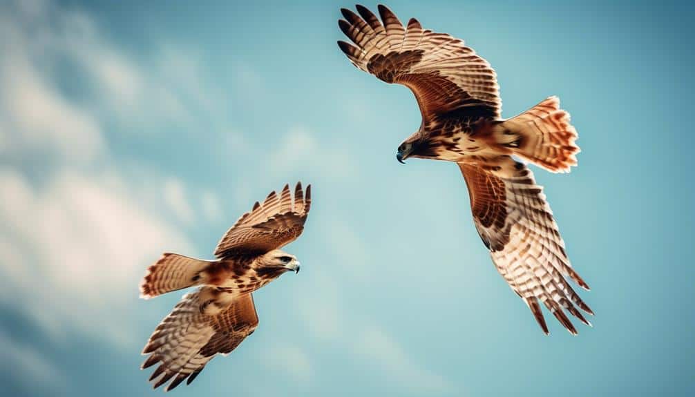 dominant red tailed hawks in new jersey