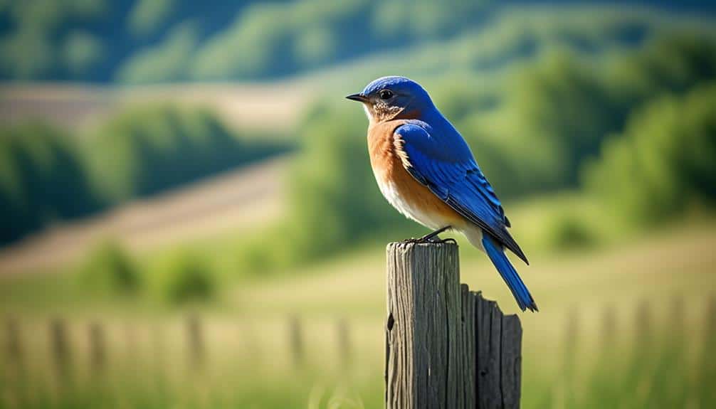 eastern bluebird in wisconsin