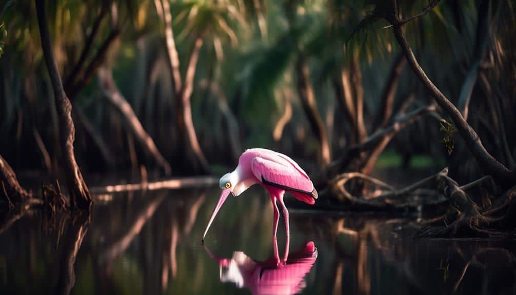 elegant pink bird species