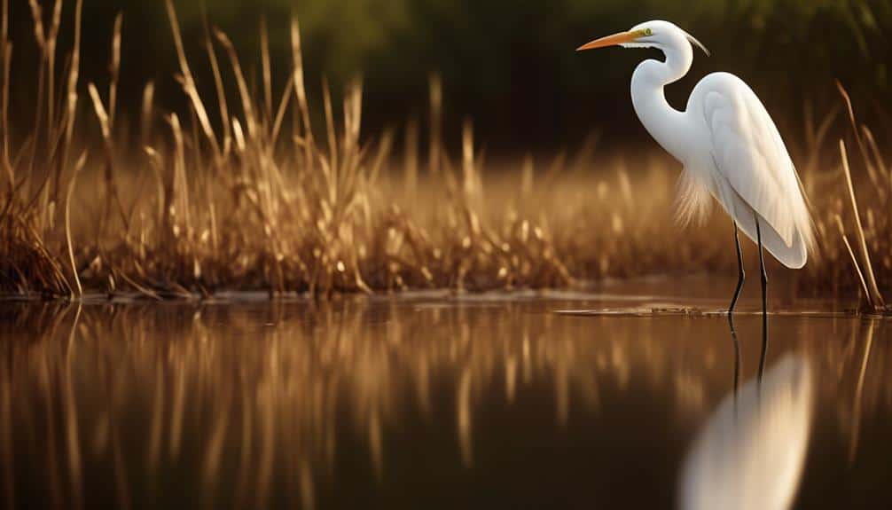 elegant texas residents great egrets