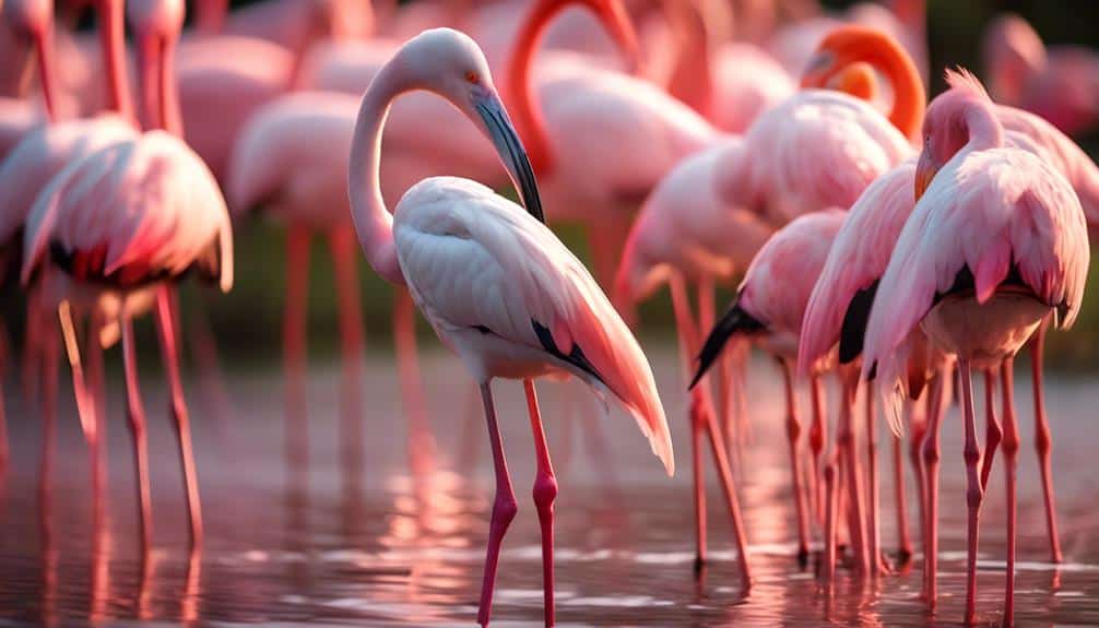 flamingos and spoonbills in florida