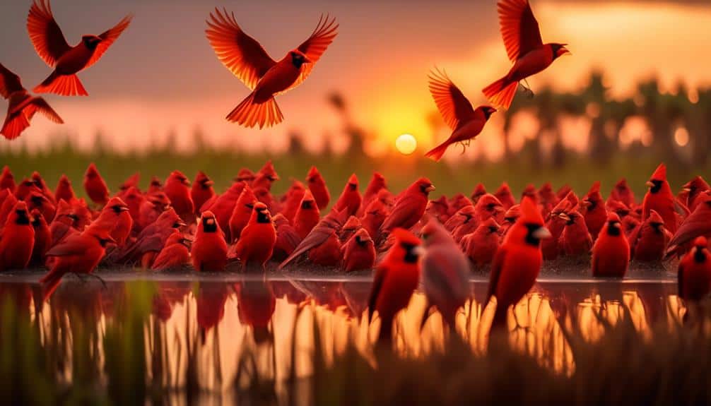 flamingos in the everglades