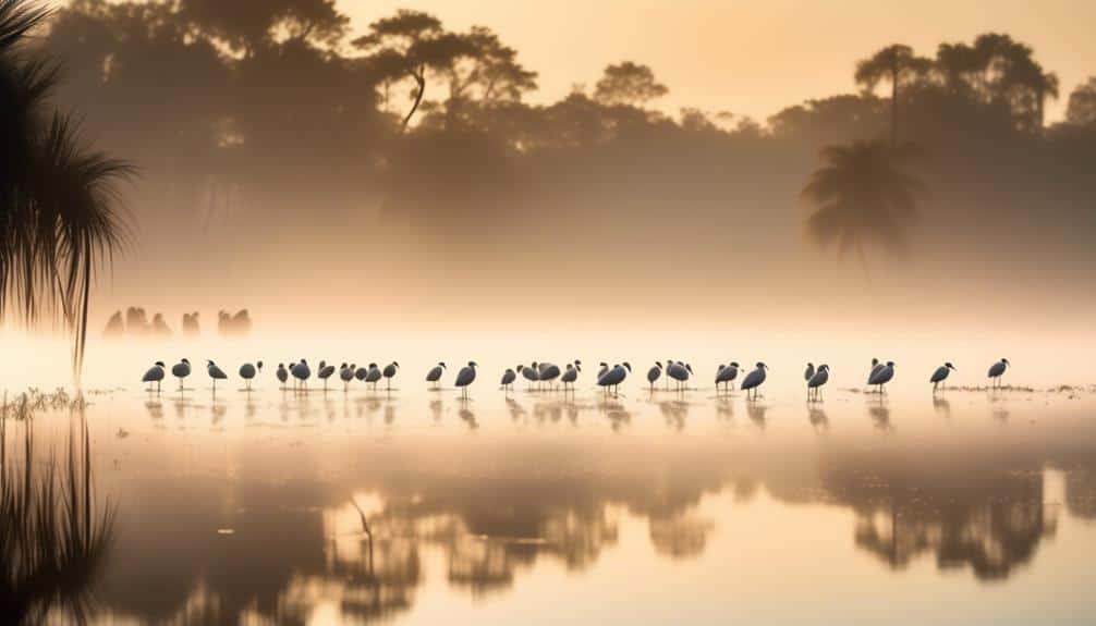 White Birds With Long Beaks in Florida