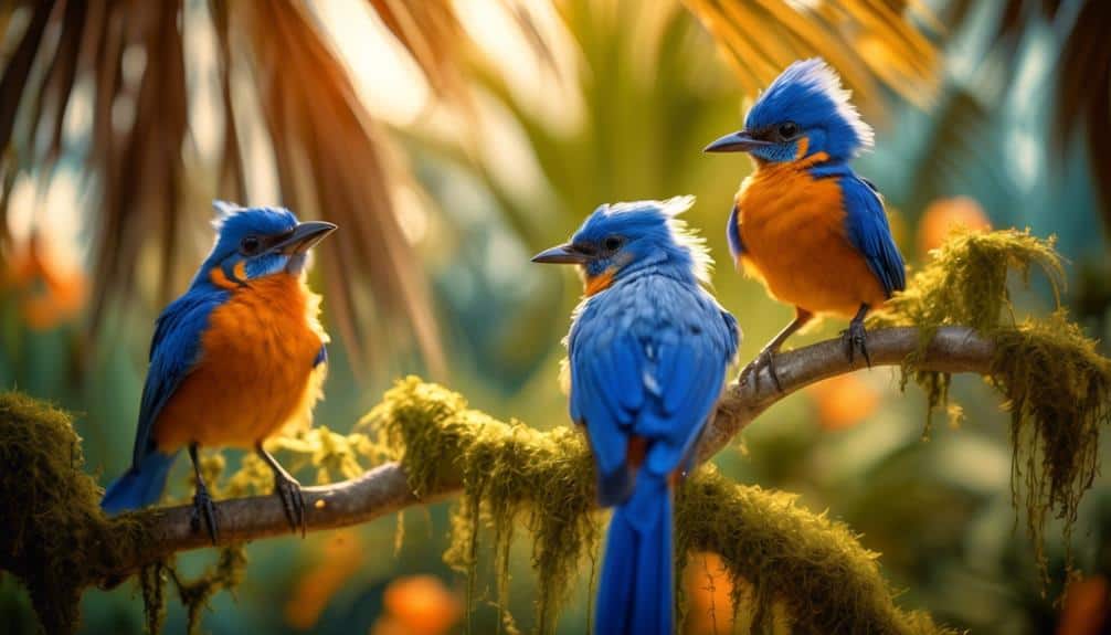 floridian blue birds thrive