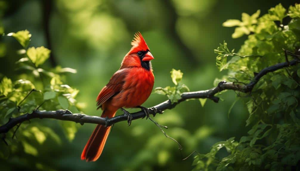 illinois iconic red bird