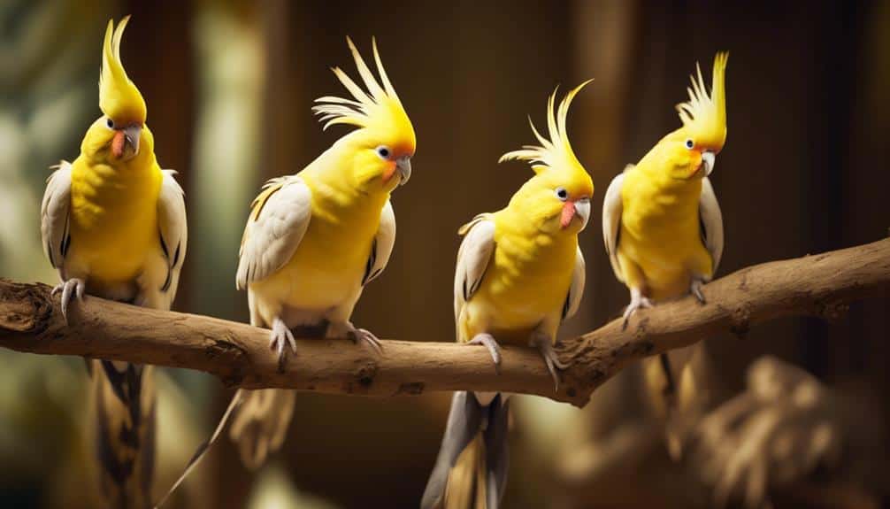 lutino cockatiels yellow feathered delights