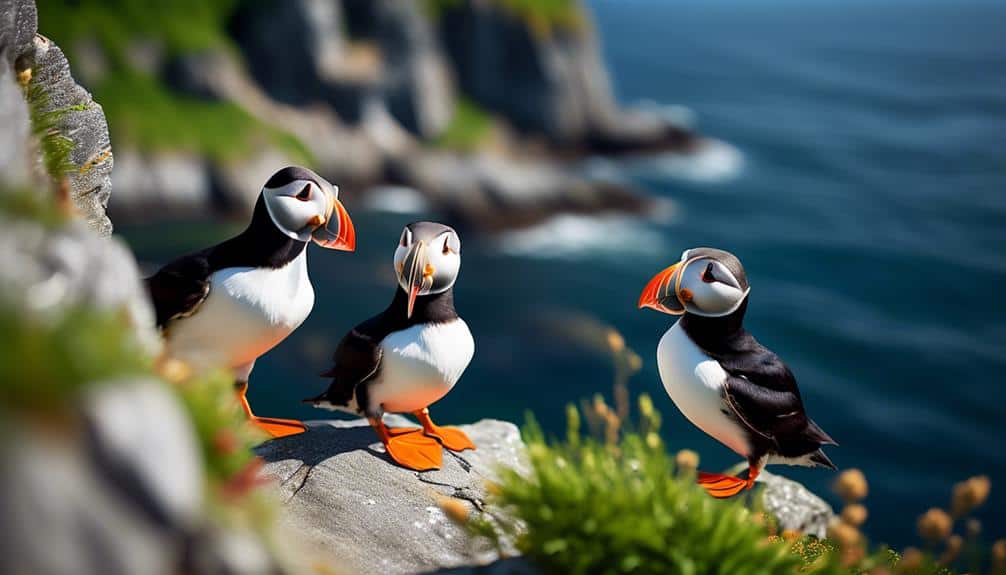 maine s charming atlantic puffins