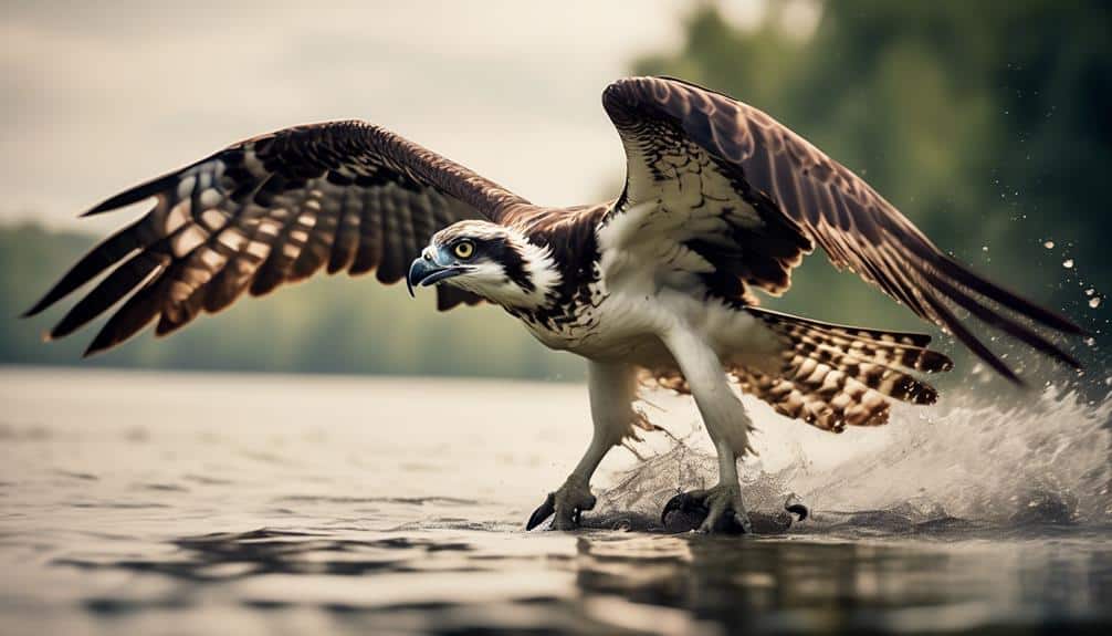 majestic osprey in flight