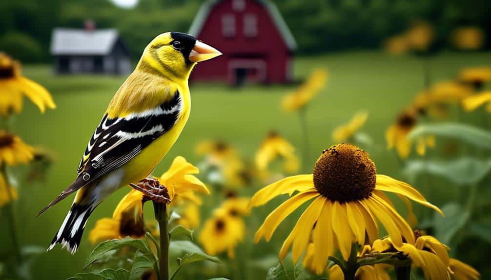 massachusetts vibrant yellow birds