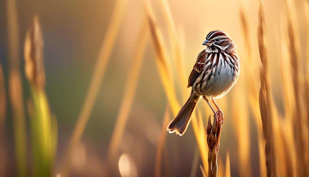 melodic charm of song sparrow