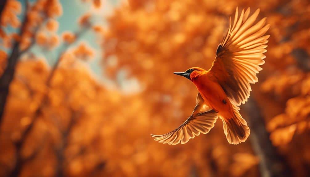 michigan s migratory orange birds