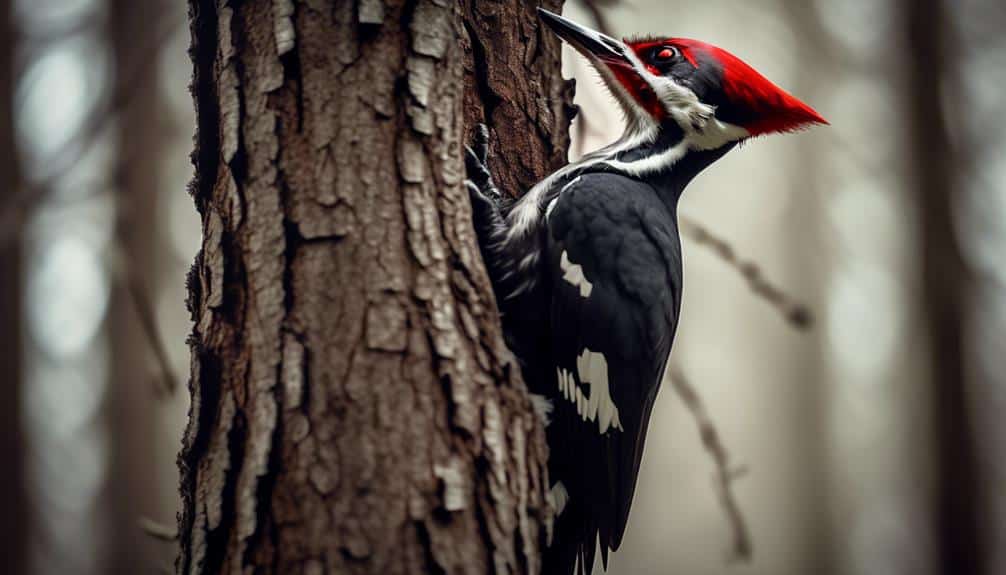 michigan s striking black woodpecker