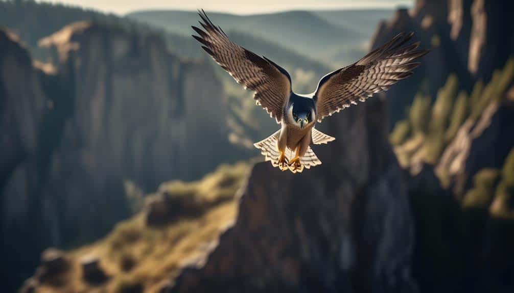 oregon s speedy peregrine falcons