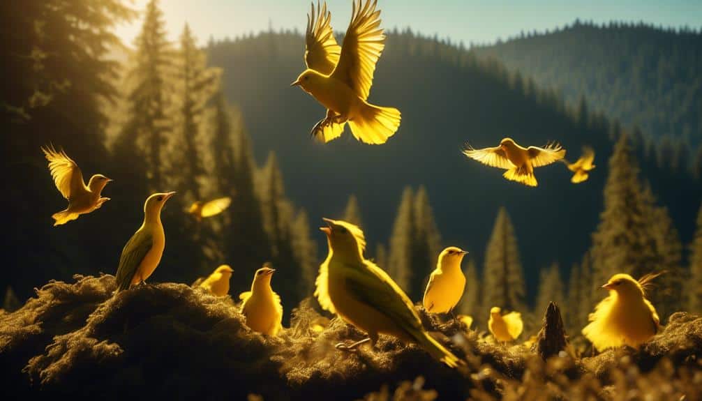 oregon s vibrant yellow birds