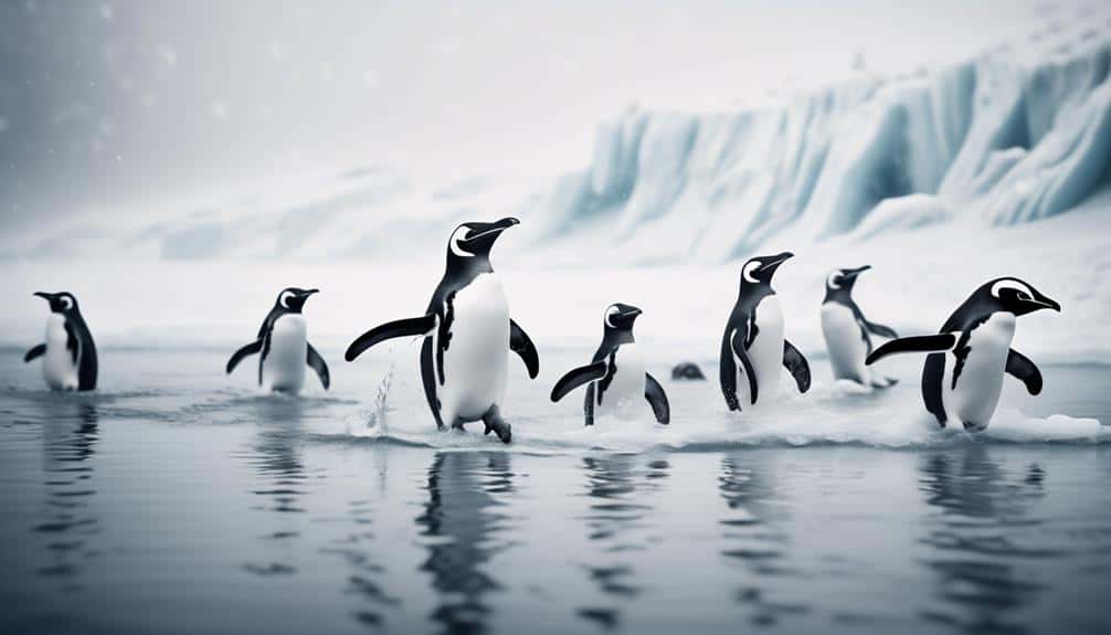 penguins cold sea experts