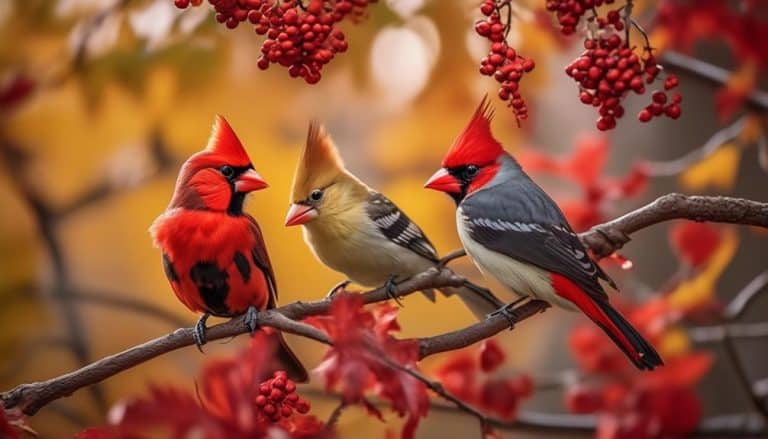 Red Headed Birds in Illinois