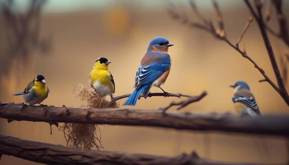 small bird species in kansas