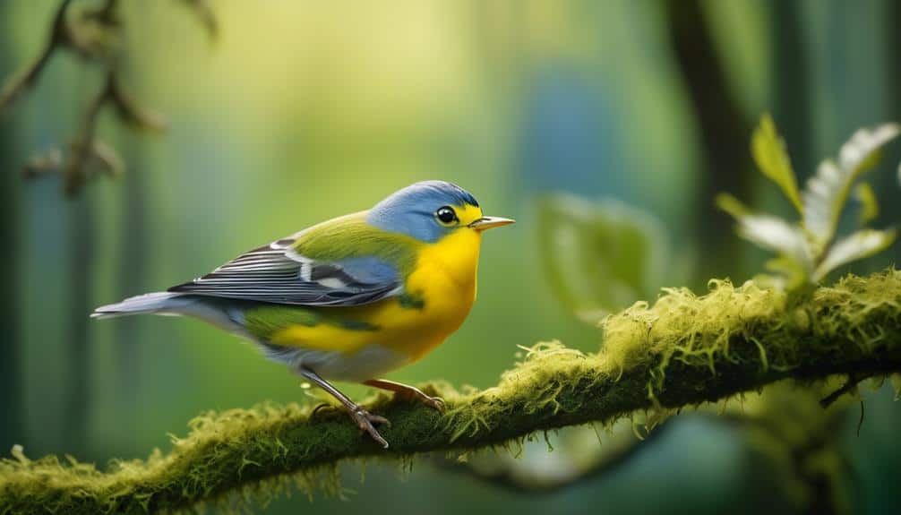 small yellow bird s beauty