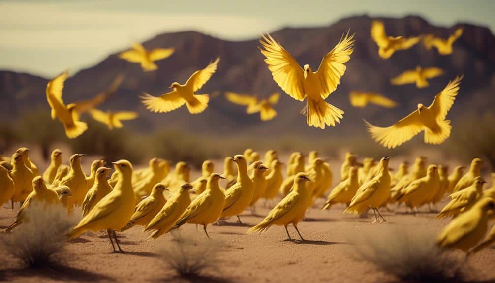 study of yellow bird migration