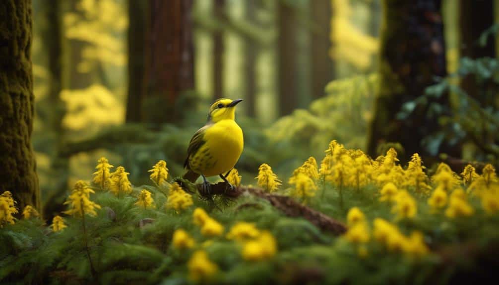 top locations for yellow birds in oregon