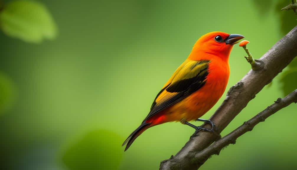 unusual orange birds spotted in michigan