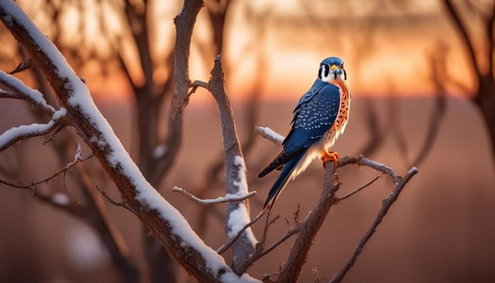 vibrant american kestrel description