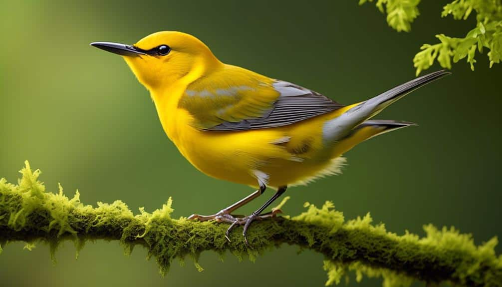 vibrant yellow songbird species