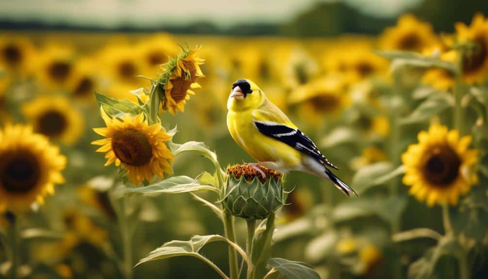 wisconsin s state bird american goldfinch
