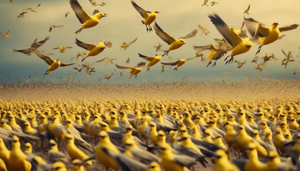 yellow bird migration patterns