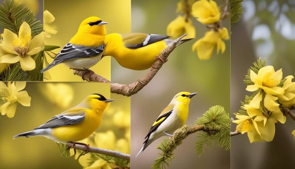 yellow birds in south carolina